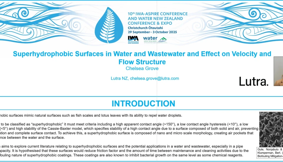 Superhydrophobic Poster Banner